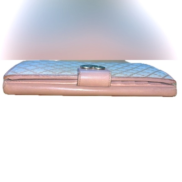 Gucci Diamante Heart Canvas Long Wallet, Brown/Pink Beige Leather - Picture 13 of 15